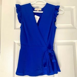 Monteau Blue shirt, Size Small - with tag